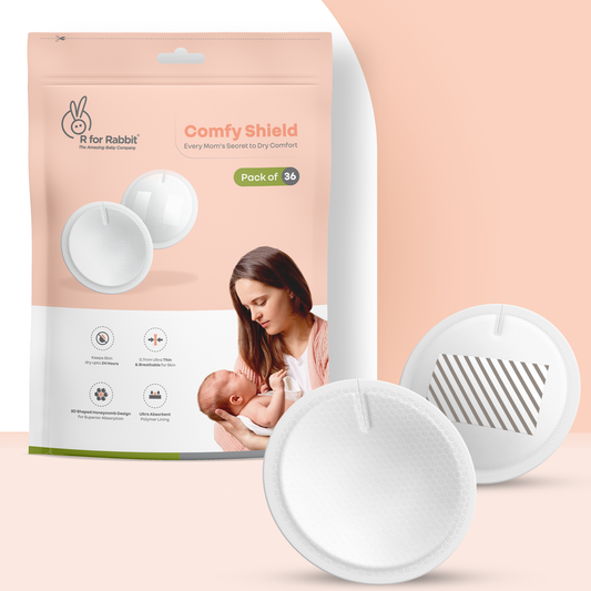Comfy Shield Breast Pads for Moms - 24-Hour Day & Night Leak Protection