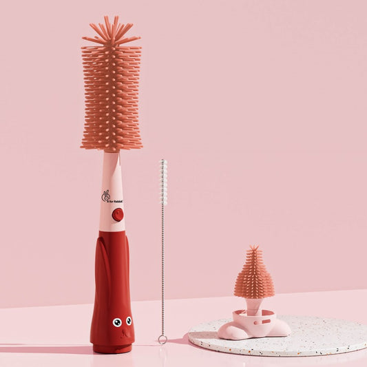 Hygo Care Bunny Baby Feeding Bottle Cleaner 3-in-1 Multipurpose Brush Set