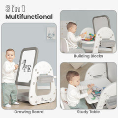 Little Genius Picasso – Multifunctional Kids Study Table Chair Set