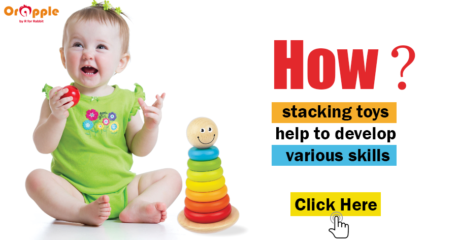 How stacking toys help to develop various skills-R for Rabbit