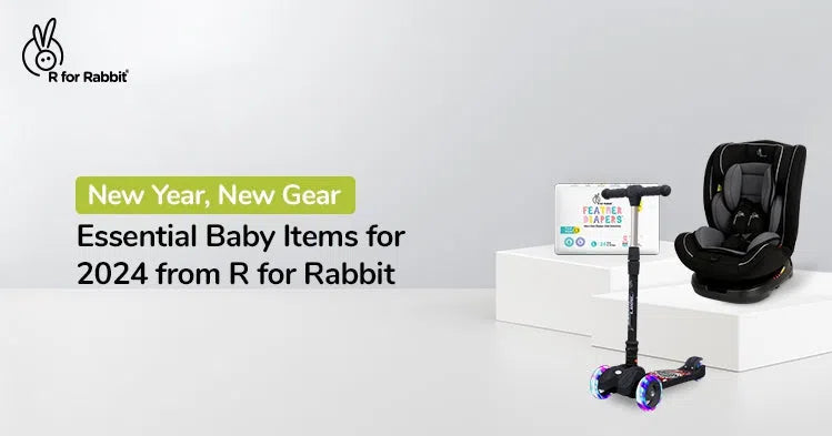 New Year, New Gear: Essential Baby Items for 2024 from R for Rabbit