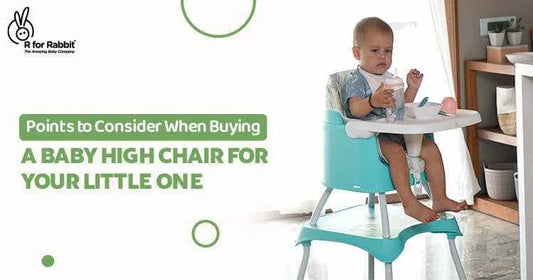 Points to Consider When Buying a Baby High Chair for Your Little One