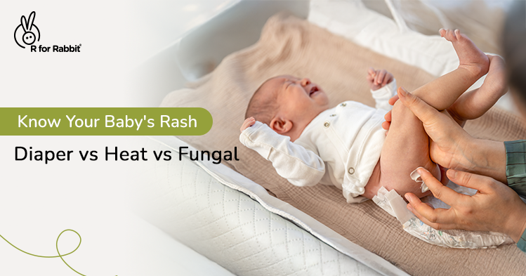 Diaper Rash vs Heat Rash vs Fungal Rash: How to Tell the Difference