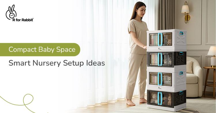 11 Smart Space Saving Nursery Furniture Ideas by R for Rabbit