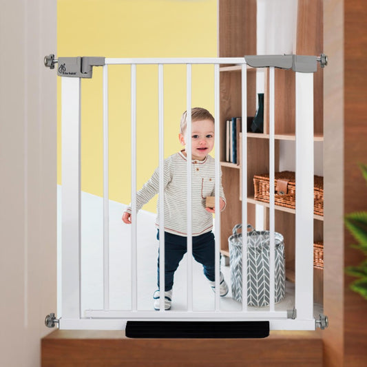 Safeguard Baby Safety Gate for Kids with Two-Way Auto-Close, No-Drill, Retractable Design & Adjustable Lock