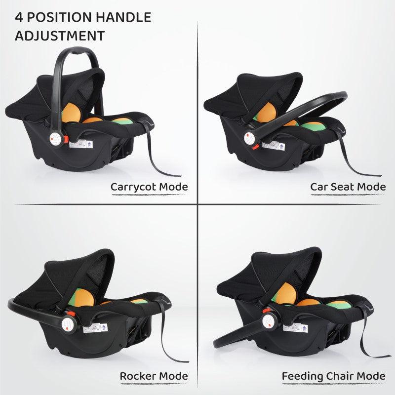 Pikaboo Rabbit Picaboo 4-in-1 Baby Carry Cot: Comfort & Safety - R for Rabbit