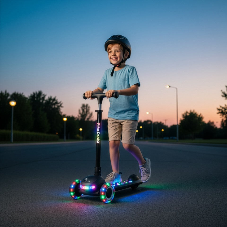 洋楽 Road Runner Click Road Runner Jazz LED Music Scooter | Adjustable Kids Scooter