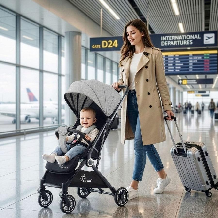 pocket air travel stroller Pocket Air Grey Lightweight Travel Friendly Stroller