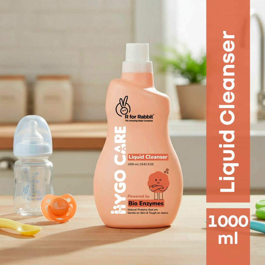 Hygo Care Baby Liquid Bottle Cleaner 1000ml, Safe for Feeding Bottles, Toys & Accessories