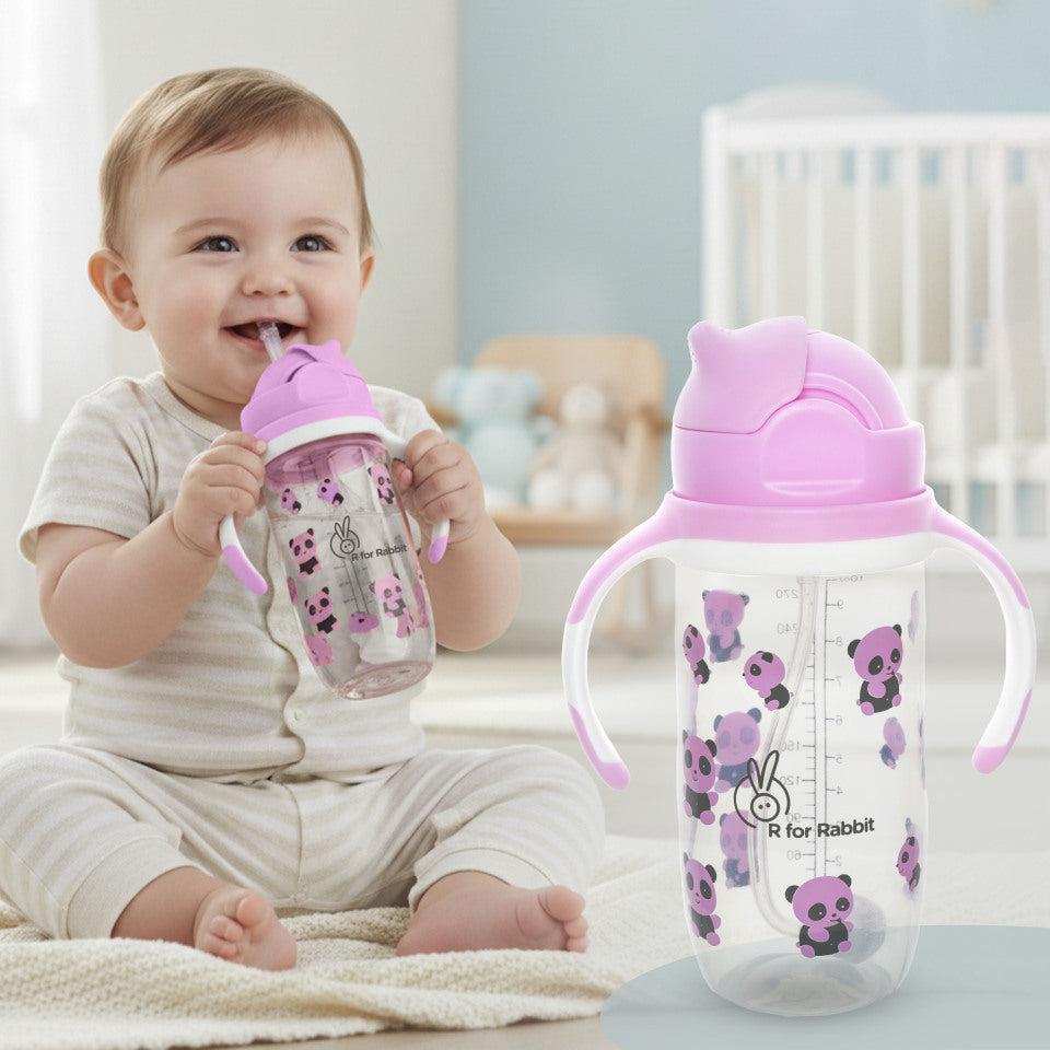 Bubble Baby Sipper Bottle 300ml BPA free Poly Propylene Material - Purple