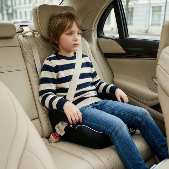 Little Jack Elite Booster Car Seat For 3 to 12 Year Kids (Black Grey)