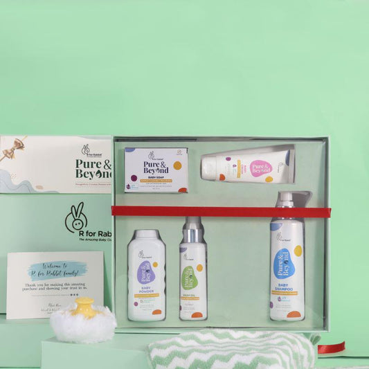 Pure & Beyond Gift Box 2 (Includes Shampoo-200ml , Coconut Oil-100ml, Cream-50g, Soap-75g, Powder-100g)