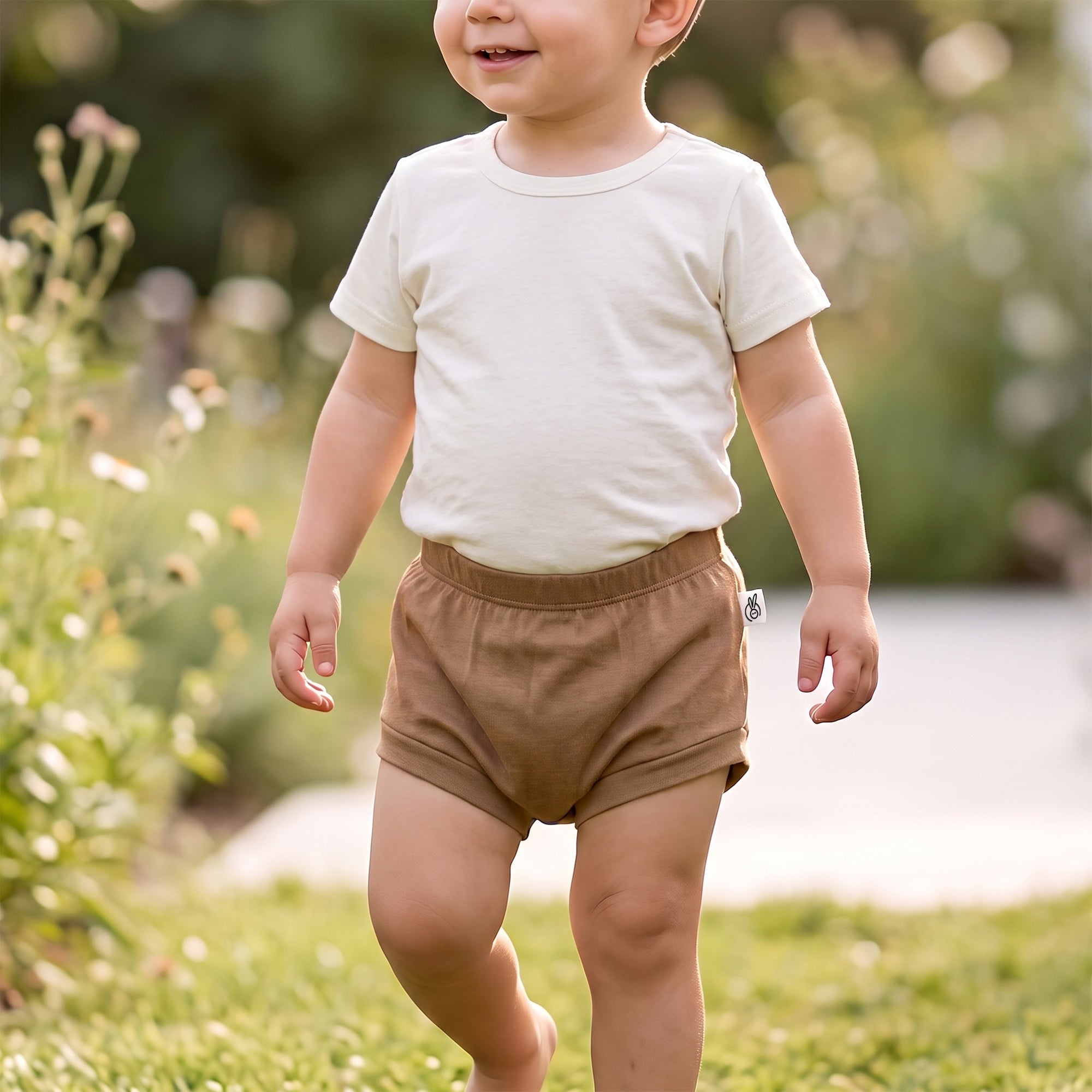 Mushmellow Cocoa Creme Micro Modal Elasticated Underpants 2-4Y