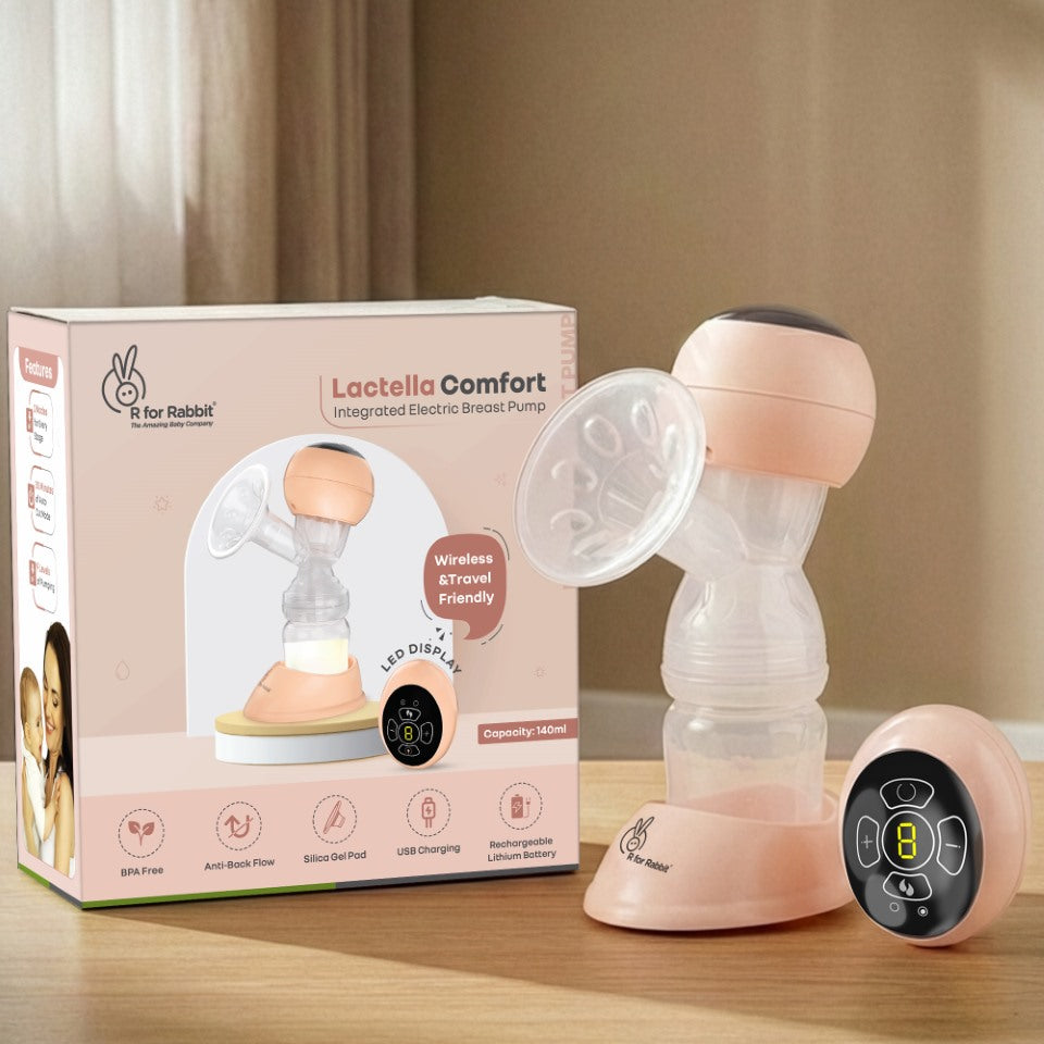 Lactella Comfort Breast Pump With Dual Modes, 9 Levels & LED Display & USB charging