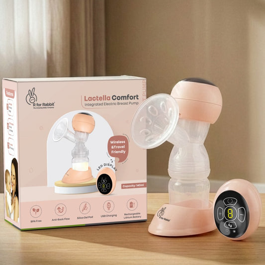 Lactella Comfort Breast Pump With Dual Modes, 9 Levels & LED Display & USB charging