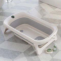 Bubble Double Smart Baby Bath Tub With Smart Water Temperature Plug