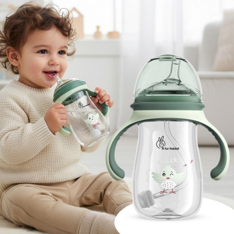 Tritan Tweet spout cup For Kids With Shatter Proof Tritan Material - Green