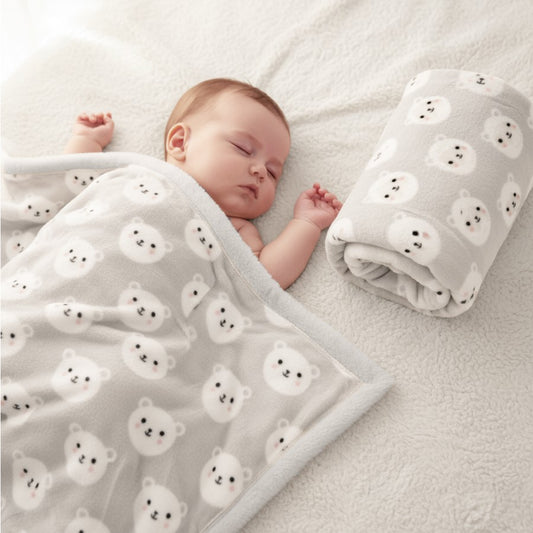 Softkins Comfy - Ultra Soft & Cozy Lightweight Baby Blanket (100×100 cm)