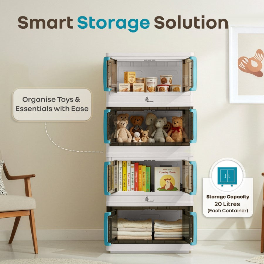 White Blue (Pack of 4)