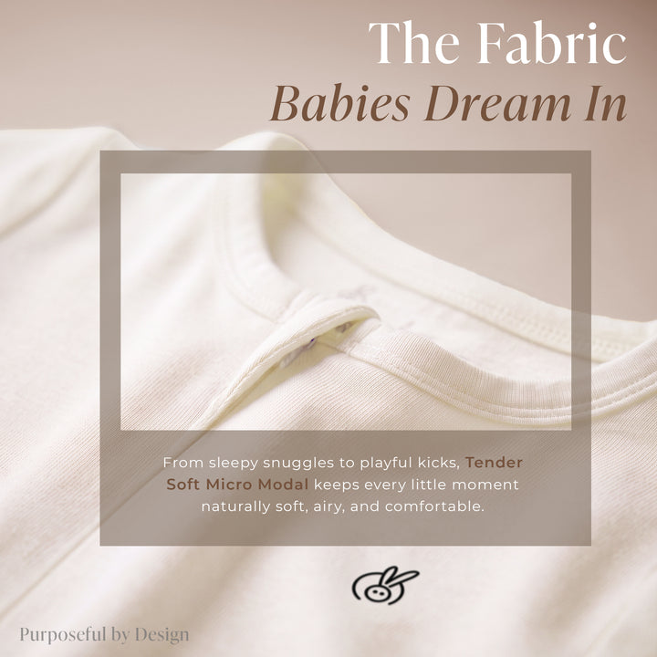 Mushmellow Snow White Micro Modal Full Sleeve Sleepsuit