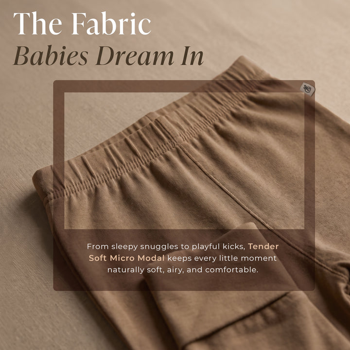 Mushmellow Cocoa Creme Micro Modal Full Convertible Bottom