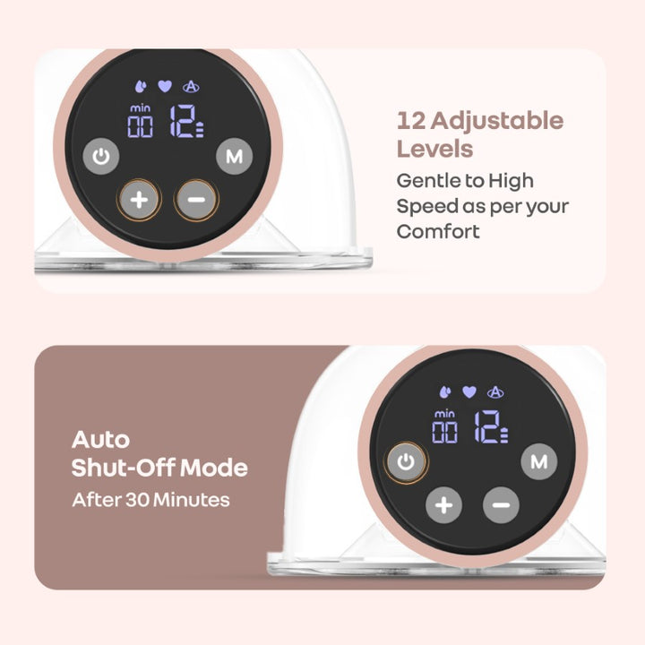Lactella Flexi Breast Pump - Hands-Free & Rechargeable with 180ml Milk Container