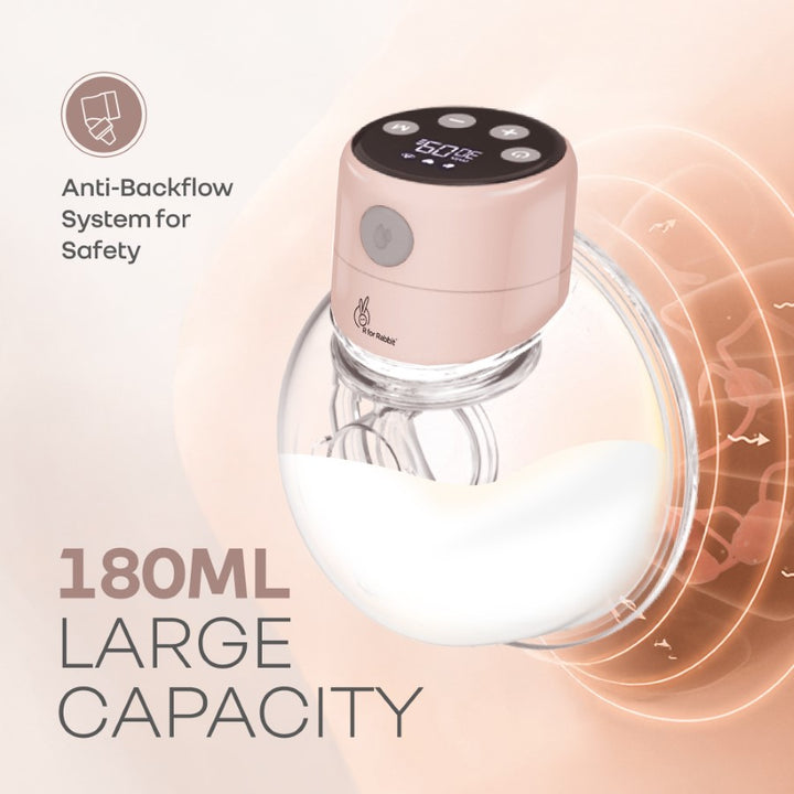 Lactella Flexi Breast Pump - Hands-Free & Rechargeable with 180ml Milk Container