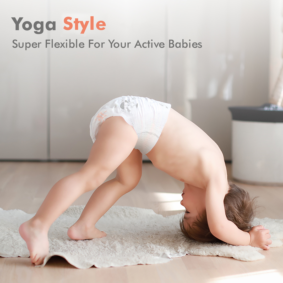 Feather Diapers Taped Style - Next Gen Baby Diapers that Breathes, Dermatologically tested, sensitive skin suitable, Chemical-free, Leak-Proof