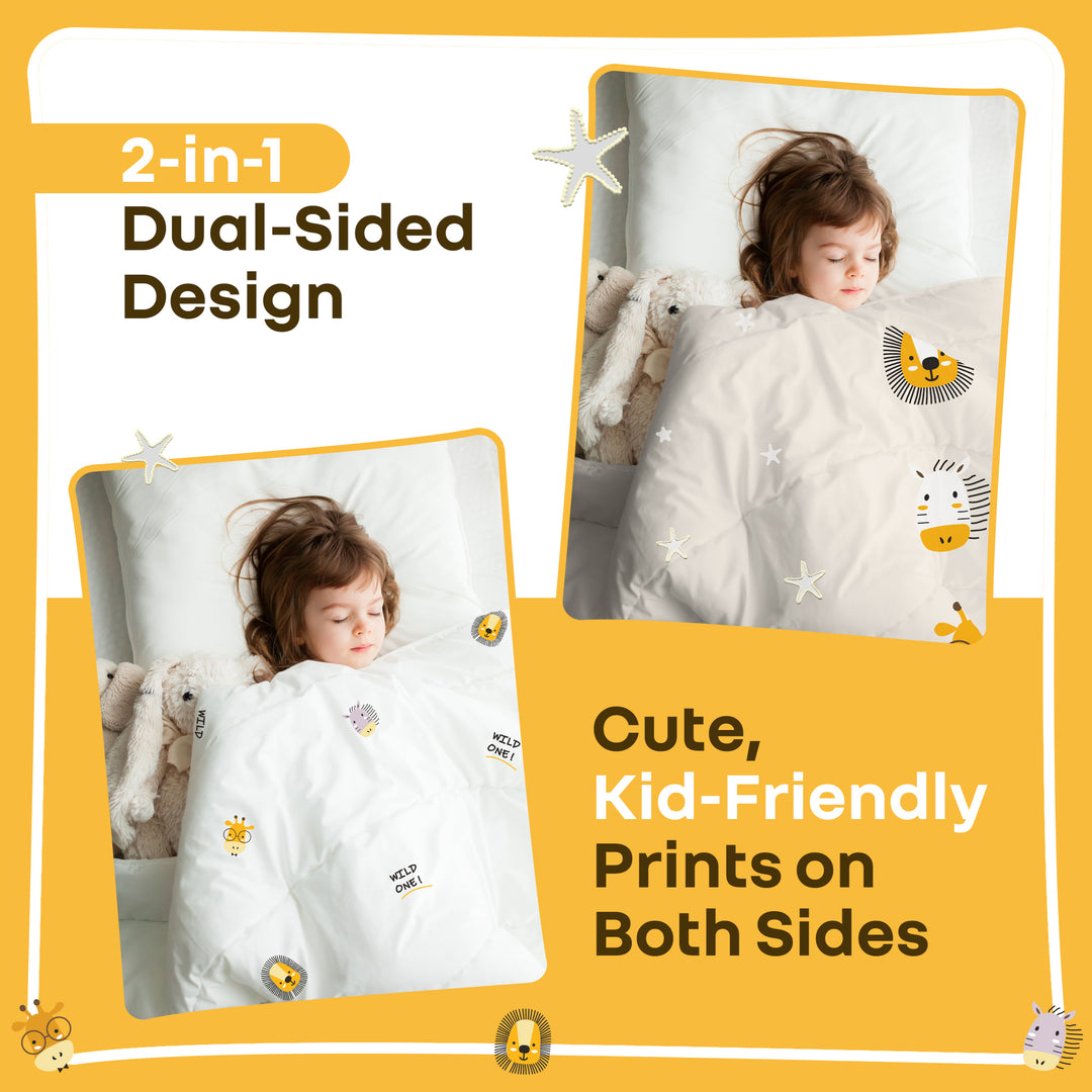Softkins Baby Comforter 100% Cotton Baby Blanket With Ultra-Soft Dual Side Comfort