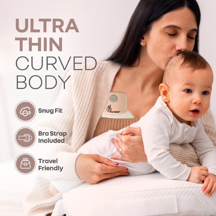 Lactella Flexi Breast Pump - Hands-Free & Rechargeable with 180ml Milk Container