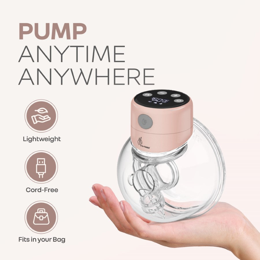 Lactella Flexi Breast Pump - Hands-Free & Rechargeable with 180ml Milk Container