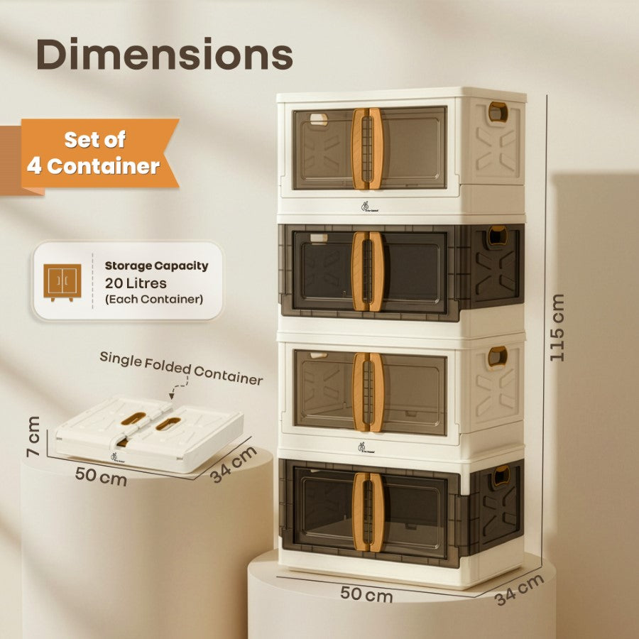 Beige Brown (Pack of 4)