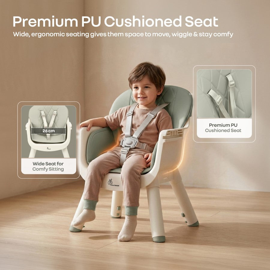 Cherry Berry Multi High Chair For Kids - Ash Grey