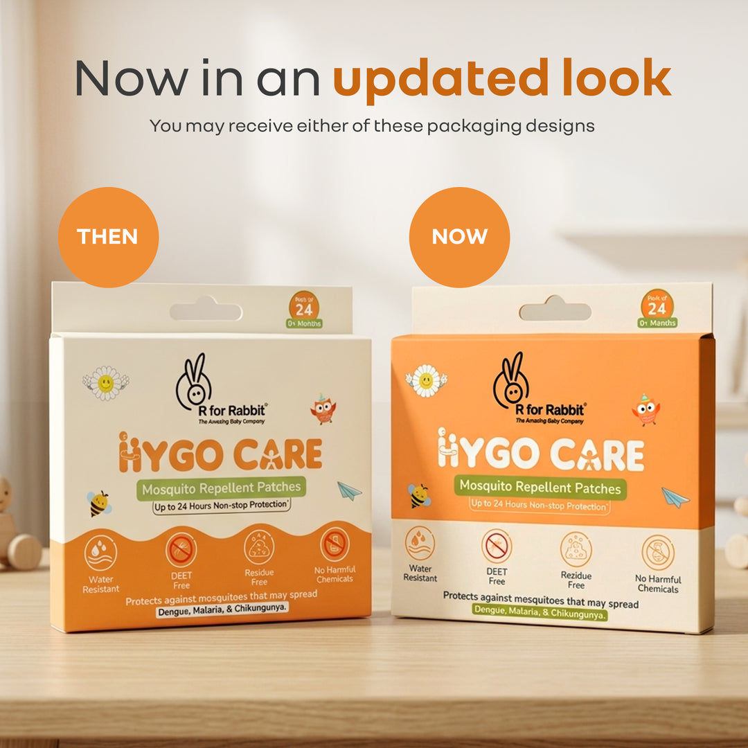 Hygo Care Mosquito Repellent Patches - Non-Toxic & DEET-Free Protection for Babies & Toddlers - White