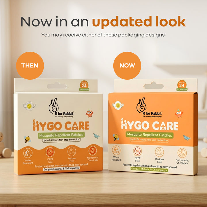 Hygo Care Mosquito Repellent Patches - Non-Toxic & DEET-Free Protection for Babies & Toddlers - White