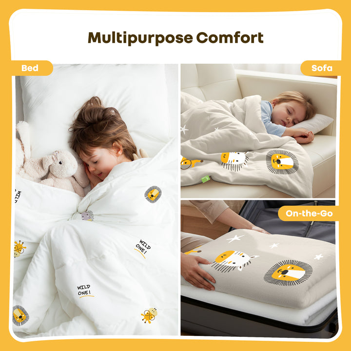 Softkins Baby Comforter 100% Cotton Baby Blanket With Ultra-Soft Dual Side Comfort