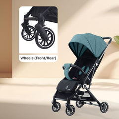 Pocket Air Stroller Set of Wheels (Front & Rear) (Spare Parts)