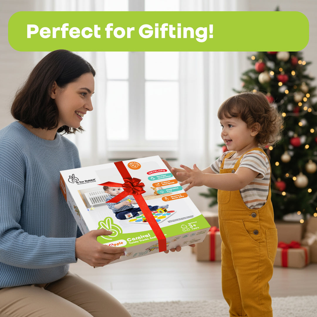 Orapple Carnival - Creative Building Toy with Tracks, Music & Lights, Ideal Gift for Kids 3+