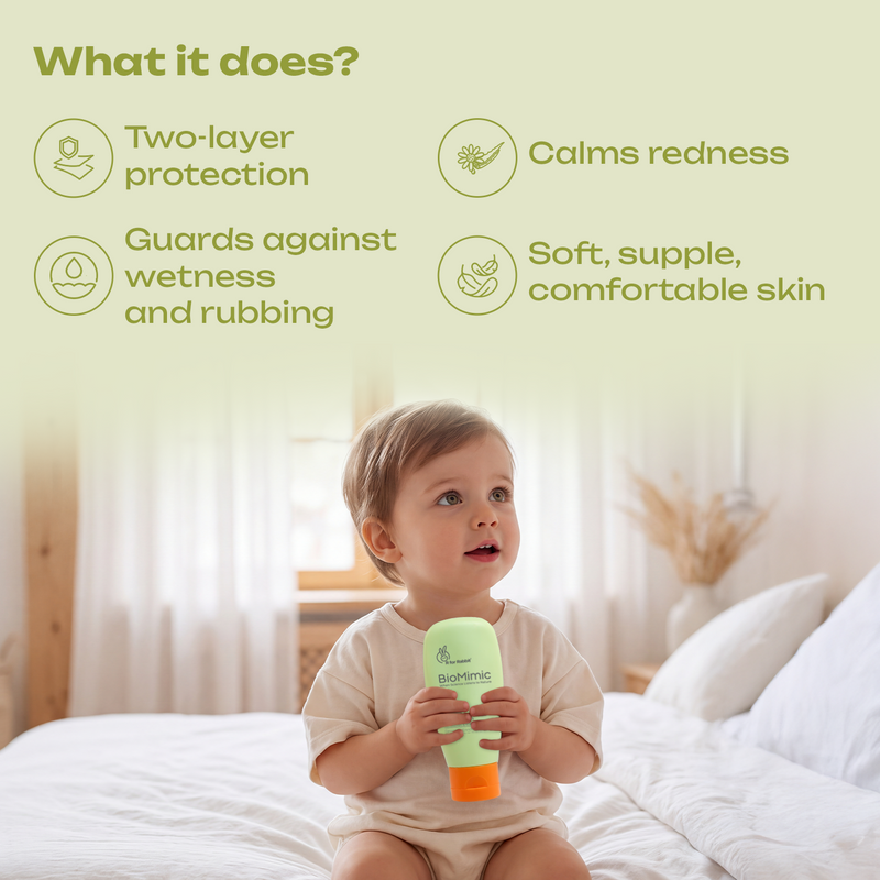 BioMimic Diaper Rash Cream - Zinc Oxide and Ceramide Formula