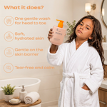 BioMimic Head to Toe Wash - Gentle Baby Body Wash for Hair and Skin 200ml