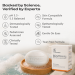 BioMimic Kids Bathing Bar - Gentle Sulphate Free Baby Soap Pack of 2