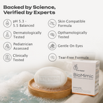 BioMimic Kids Bathing Bar - Gentle Sulphate Free Baby Soap Pack of 4
