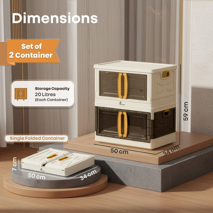 Beige Brown (Pack of 2)