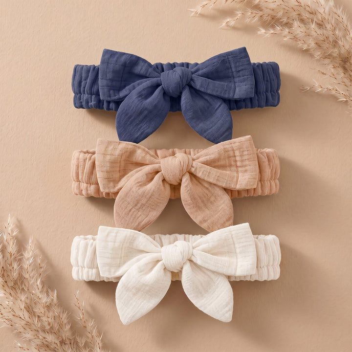 Pastelpops Multicolor Cotton Crinkle Hair Band Free Size (Design C)