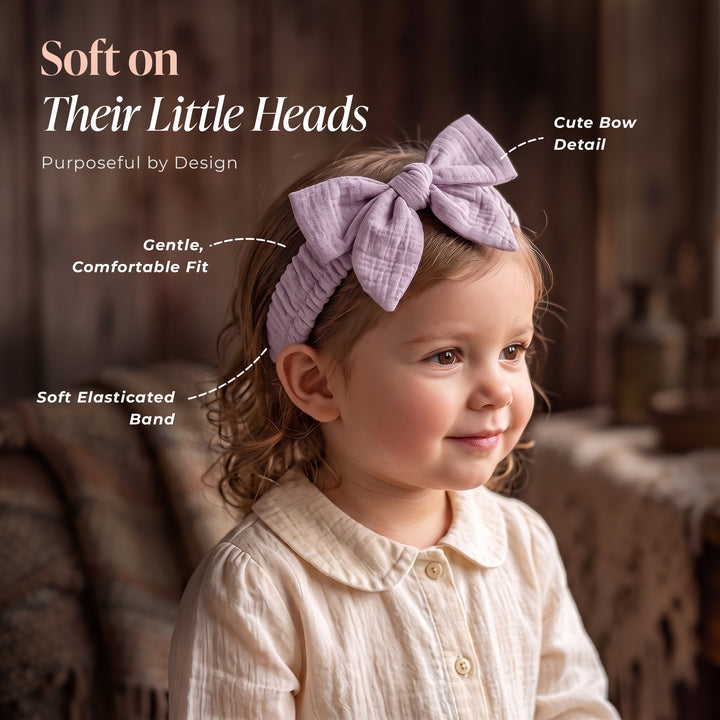 Pastelpops Multicolor Cotton Crinkle Hair Band Free Size (Design B)