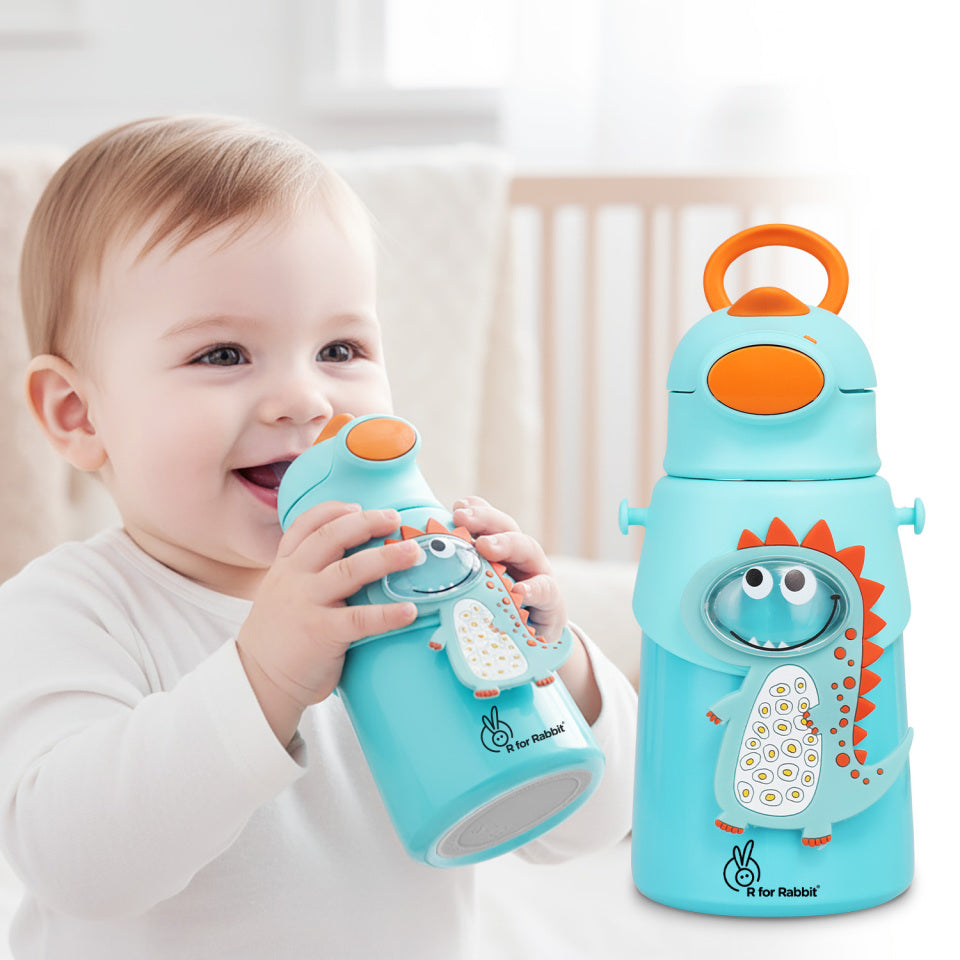 R for Rabbit Steebo Zoobie Stainless Steel Sipper Feeding Bottle