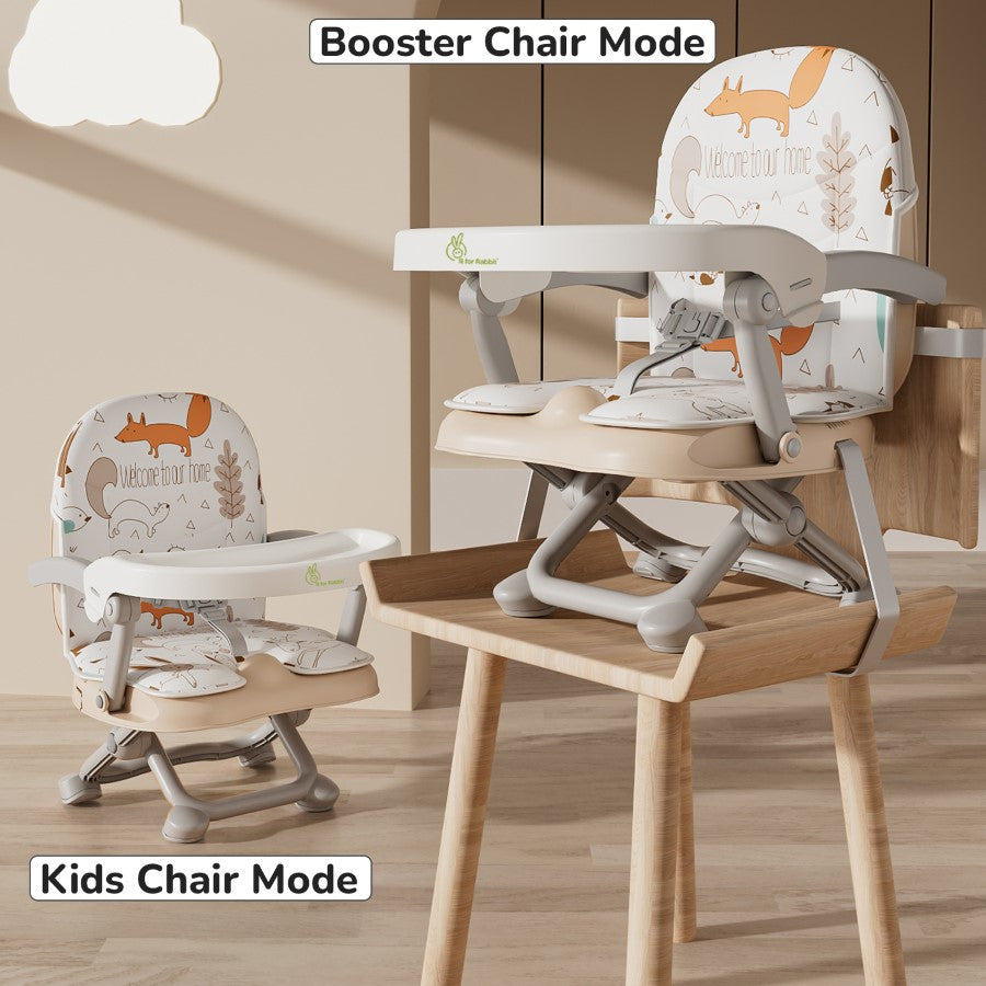 Candy Pop Booster Chair 4 Level Height Adjustment Travel Friendly