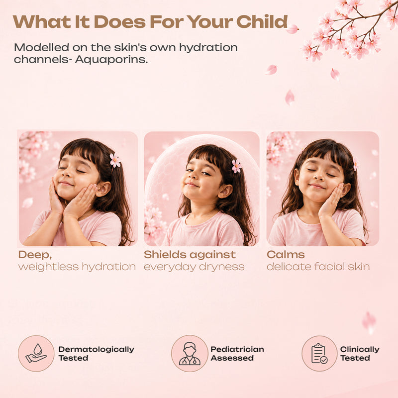 BioMimic Nourish Kit - Baby Moisturiser + Body Lotion + Face Cream for Newborns & Kids