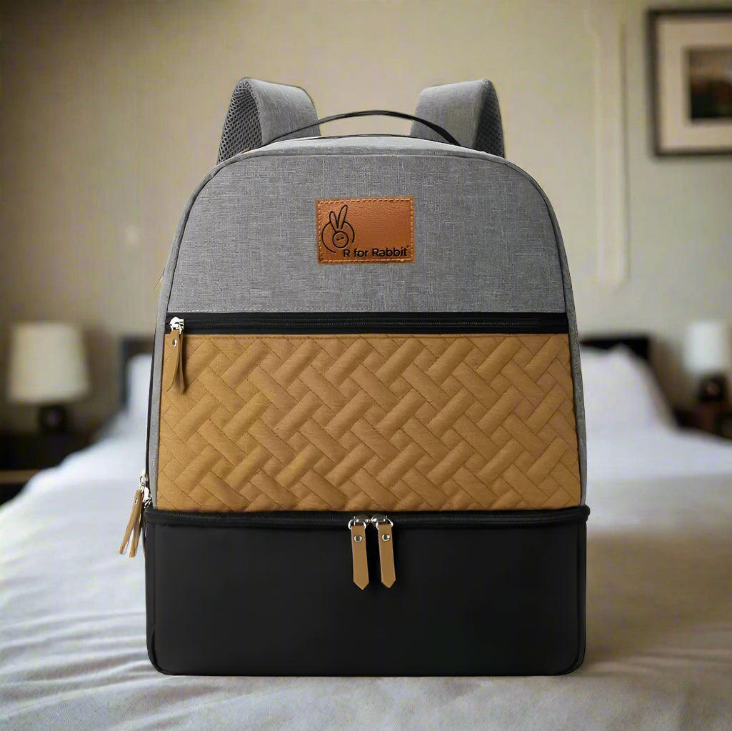 Caramello Truffle – Multipurpose Trendy Diaper Bag with Large Storage