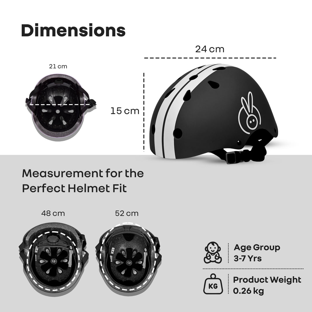 Kids Safety Helmet – R for Rabbit Certified Bike Helmet Kids Safety Helmet – R for Rabbit Certified Bike Helmet